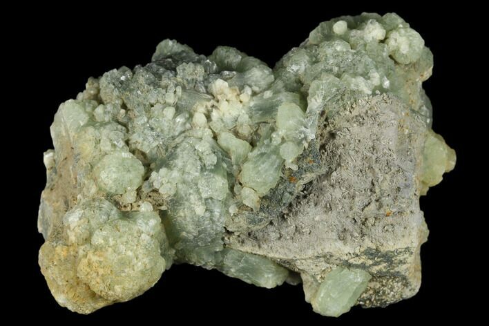 Green Prehnite Crystal Cluster - Morocco #174016